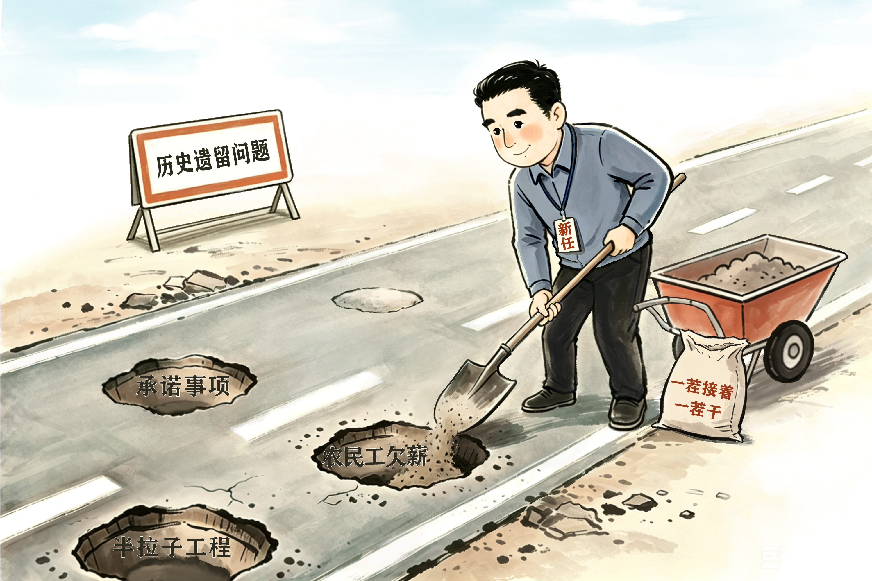 不能“新官不理旧账”，那旧官留下的账，又该由谁负责？